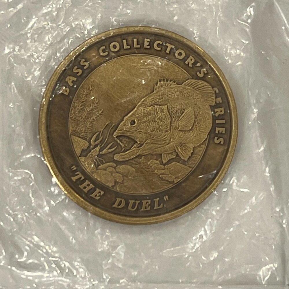 Bass Collector's Series "The Duel" Coin New in Sealed Bag